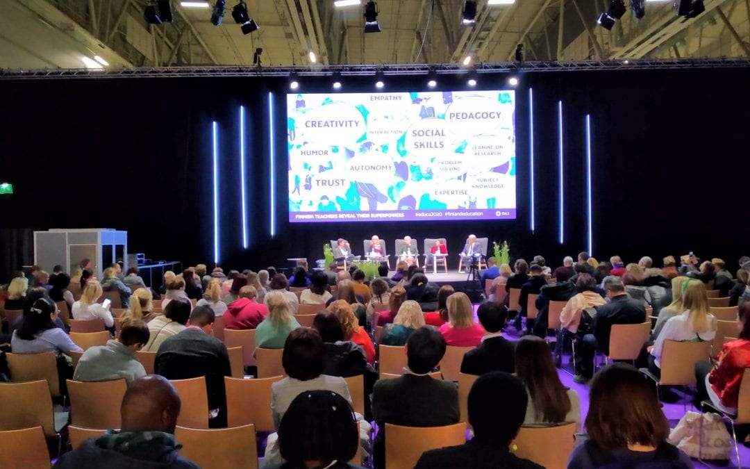 TED Center, Natalia Gromova, Olga Vuori- taking interview from Kirsti Lonka