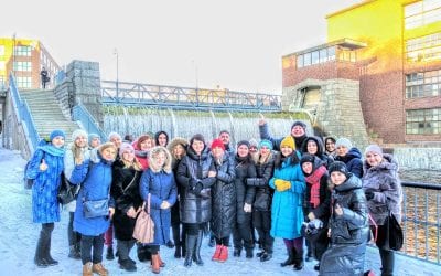 Group of educators from Ukraine in Tampere